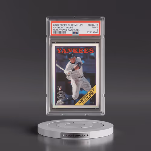2023 Topps Chrome Update 1988 Topps Baseball #88CU17 Anthony Volpe (PSA 9 MINT)