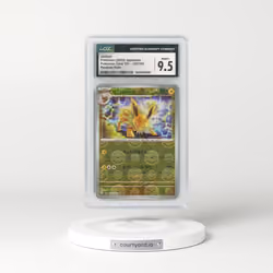 2023 Japanese Pokémon 151 #135 Jolteon - Holo Poke Ball Reverse Holo (CGC 9.5 MINT+)