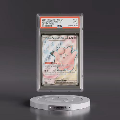 2025 Pokémon Jtg EN-Journey Together #173 Lillie's Clefairy EX - Holo Ultra Rare (PSA 9 MINT)
