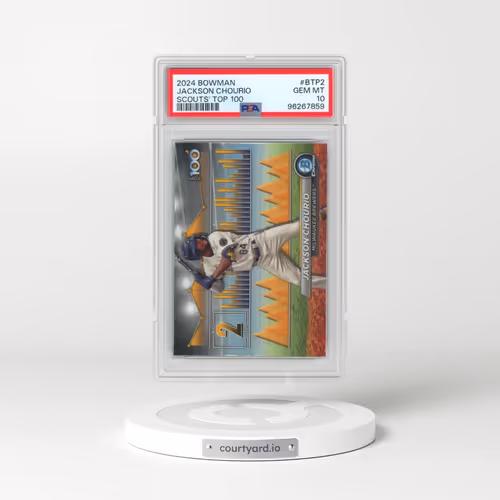 2024 Bowman Bowman Scouts' Top 100 #BTP2 Jackson Chourio (PSA 10 GEM MINT)