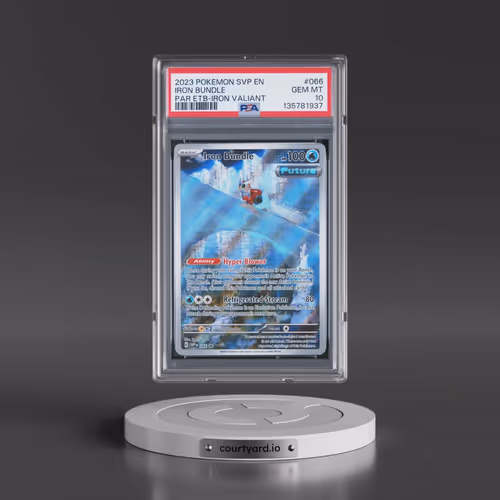 2023 Pokémon Svp EN-SV Black Star Promo #066 Iron Bundle - Paradox Rift Elite Trainer Box-Iron Valia