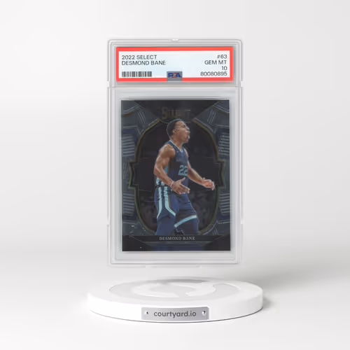 2022 Panini Select #63 Desmond Bane (PSA 10 GEM MINT)