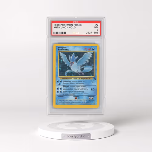 1999 Pokémon Fossil #2 Articuno - Holo (PSA 7 NM)
