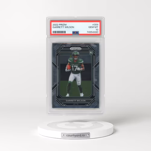 2022 Panini Prizm #309 Garrett Wilson (PSA 10 GEM MINT)