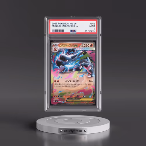 2025 Pokémon M2-Inferno X #013 Mega Charizard X EX - Holo (PSA 9 MINT)