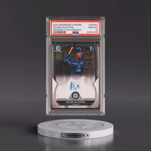 2023 Bowman Chrome Prospect Autographs #CPAFC Felnin Celesten (PSA 10 GEM MINT)