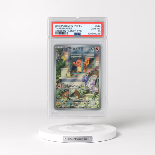 2023 Pokémon Svp EN-SV Black Star Promo #044 Charmander - Obsidian Flames Elite Trainer Box (PSA 10