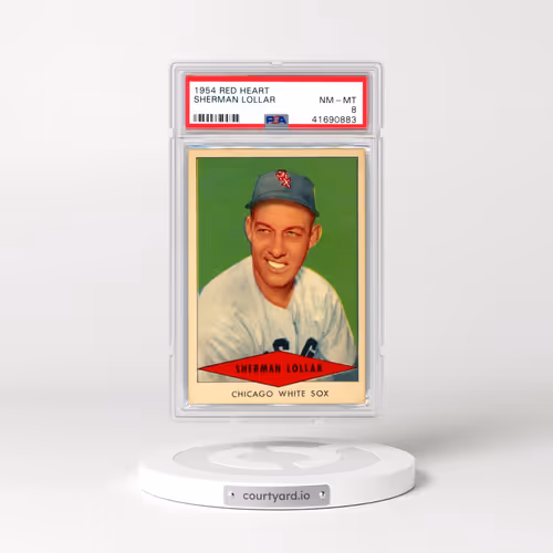 1954 Red Heart Sherman Lollar (PSA 8 NM-MT)