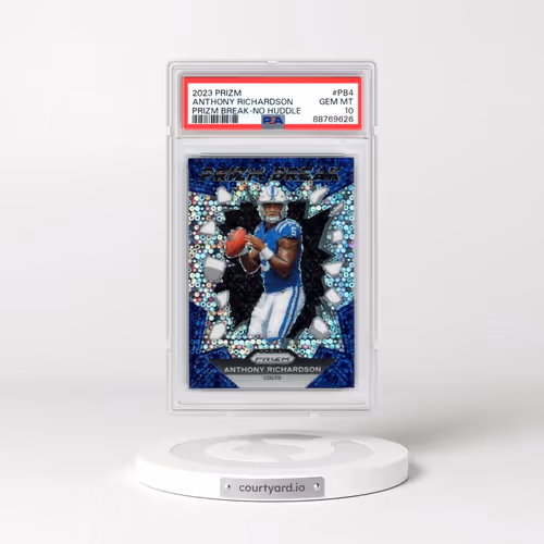 2023 Panini Prizm Prizm Break #PB4 Anthony Richardson - No Huddle (PSA 10 GEM MINT)