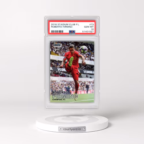 2016 Stadium Club Premier League #73 Roberto Firmino (PSA 10 GEM MINT)