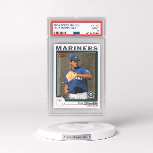 2004 Topps Traded #T144 Felix Hernandez (PSA 9 MINT)