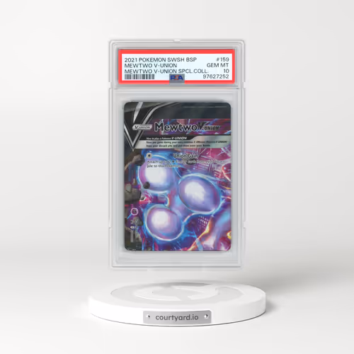 2021 Pokémon Swsh Black Star Promo #159 Mewtwo V-Union - Mewtwo V-Union Special Collection (PSA 10 GEM MINT)