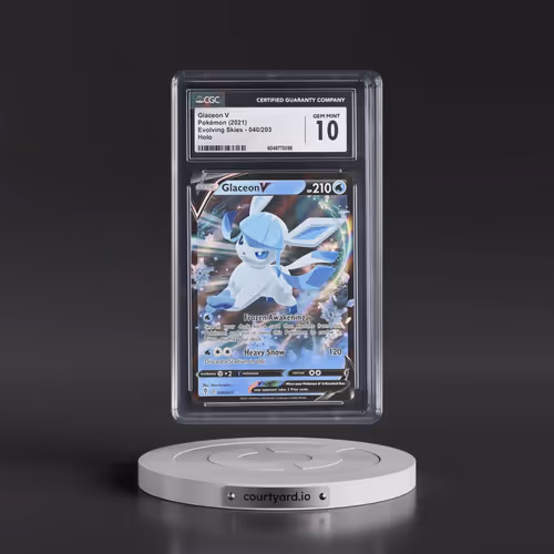2021 Evolving Skies #040/203 Glaceon V - Holo (CGC 10 GEM MINT)