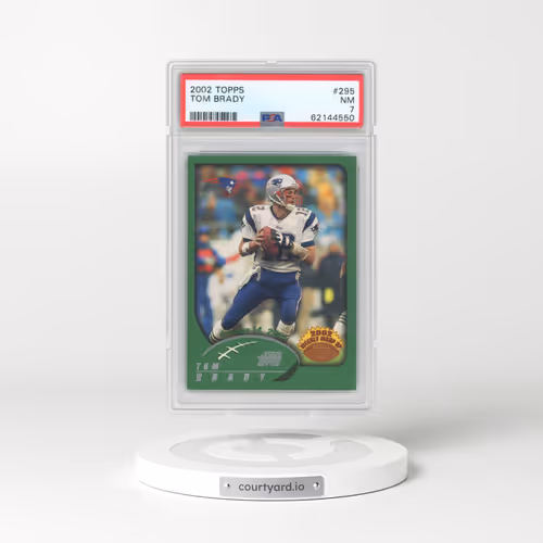 2002 Topps #295 Tom Brady (PSA 7 NM)