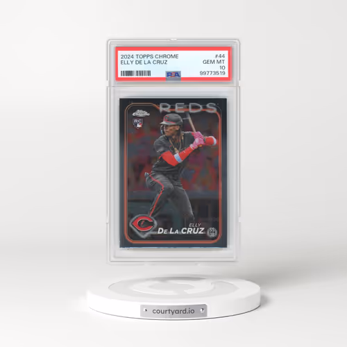 2024 Topps Chrome #44 Elly de La Cruz (PSA 10 GEM MINT)
