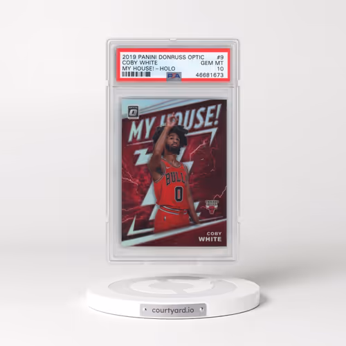 2019 Panini Donruss Optic My House! #9 Coby White - Holo (PSA 10 GEM MINT)