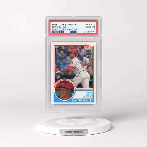 2018 Topps Update 1983 Topps Baseball #83-12 Juan Soto (PSA 10 GEM MINT)