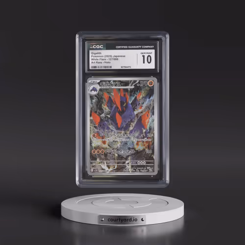 2025 White Flare - sv11W #127/086 Gigalith - Art Rare Holo (CGC 10 GEM MINT)