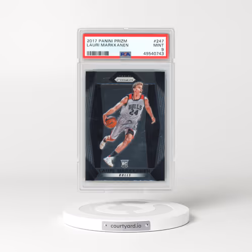 2017 Panini Prizm #247 Lauri Markkanen (PSA 9 MINT)