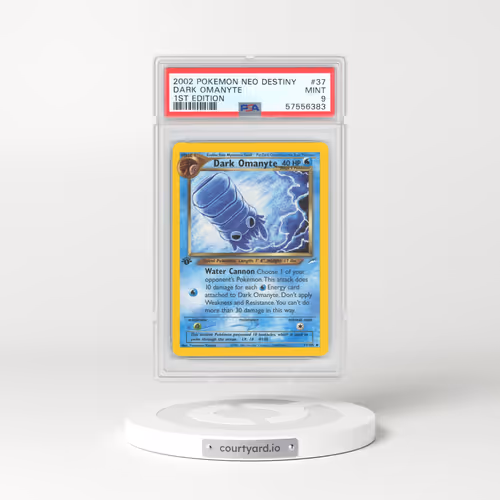 2002 Neo Destiny #37 Dark Omanyte - 1st Edition (PSA 9 MINT)