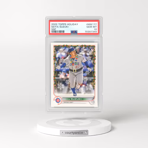 2022 Topps Holiday #HW177 Seiya Suzuki - Ssp (PSA 10 GEM MINT)