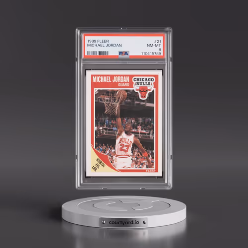 1989 Fleer #21 Michael Jordan (PSA 8 NM-MT)