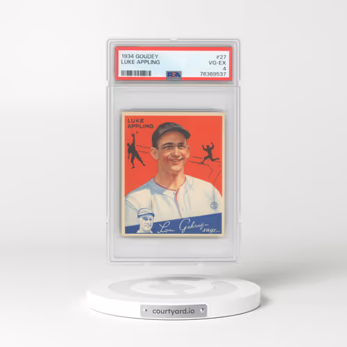 1934 Goudey #27 Luke Appling (PSA 4 VG-EX)