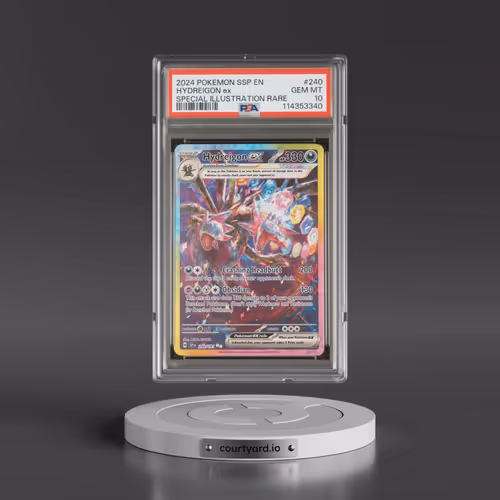 2024 Pokémon Ssp EN-Surging Sparks #240 Hydreigon EX - Holo Special Illustration Rare (PSA 10 GEM MI