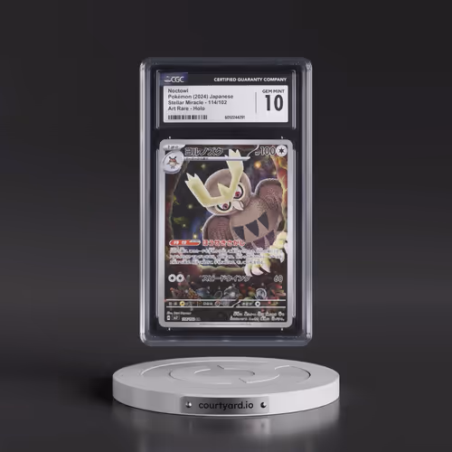 2024 Stellar Miracle #114/102 Noctowl - Art Rare Holo (CGC 10 GEM MINT)