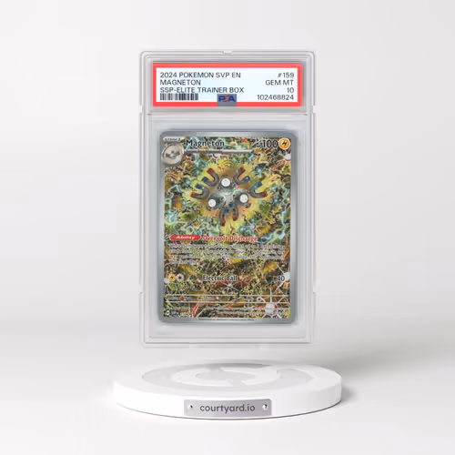 2024 Pokémon Svp EN-SV Black Star Promo #159 Magneton - Surging Sparks Elite Trainer Box (PSA 10 GEM MINT)