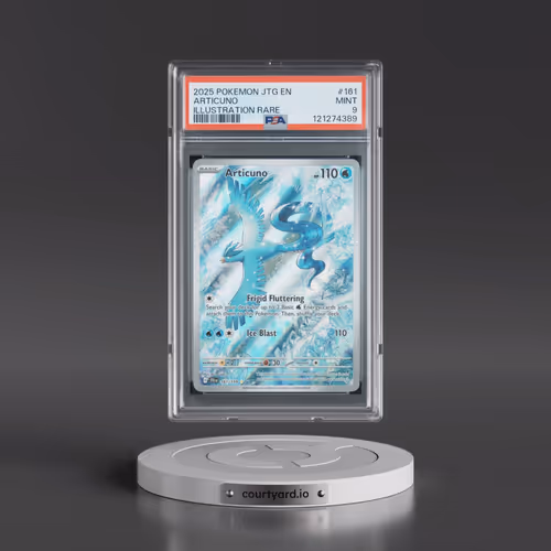 2025 Pokémon Jtg EN-Journey Together #161 Articuno - Illustration Rare (PSA 9 MINT)