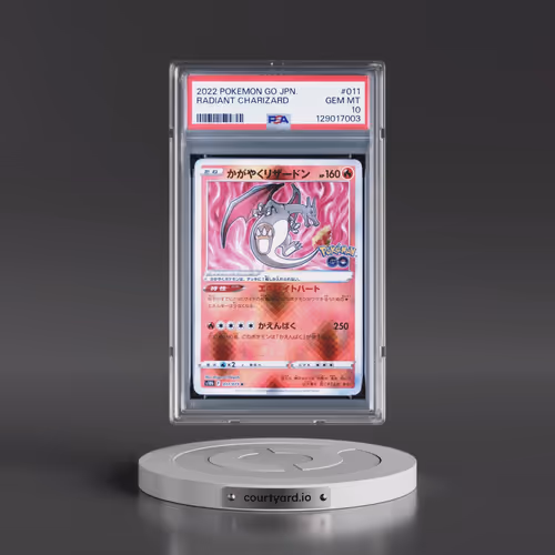 2022 Pokémon Go #011 Radiant Charizard - Holo (PSA 10 GEM MINT)