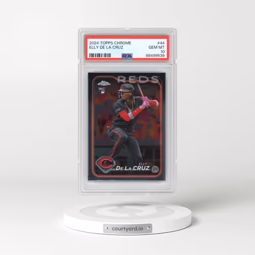2024 Topps Chrome #44 Elly de La Cruz (PSA 10 GEM MINT)
