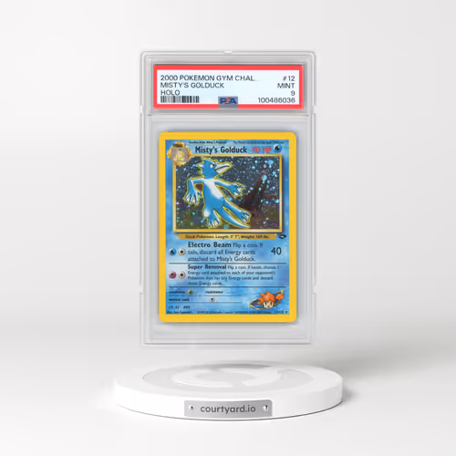 2000 Pokémon Gym Challenge #12 Misty's Golduck - Holo (PSA 9 MINT)