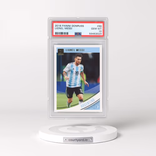 2018 Panini Donruss #88 Lionel Messi (PSA 10 GEM MINT)