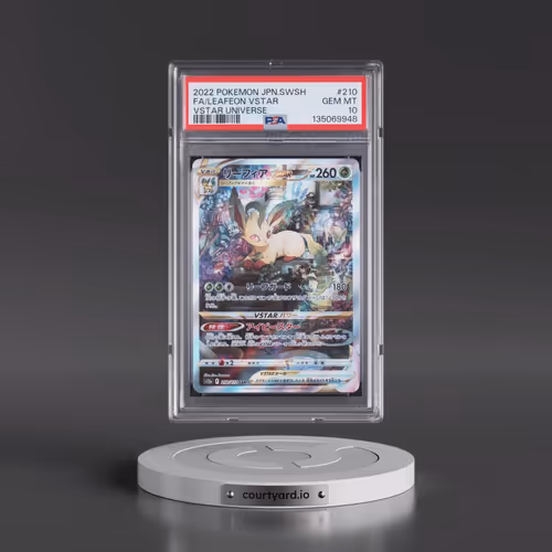 2022 Pokémon Sword & Shield Vstar Universe #210 Leafeon Vstar - Full Art (PSA 10 GEM MINT)