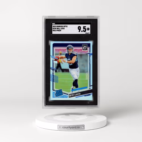 2023 Donruss Optic #298 Will Levis - Holo Prizm (SGC 9.5 MINT+)