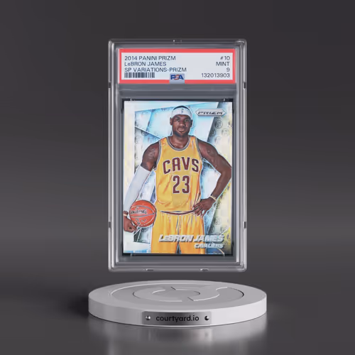 2014 Panini Prizm SP Variations #10 LeBron James - Prizm (PSA 9 MINT)