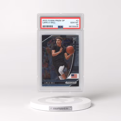 2020 Panini Prizm Draft Picks #3 LaMelo Ball (PSA 10 GEM MINT)