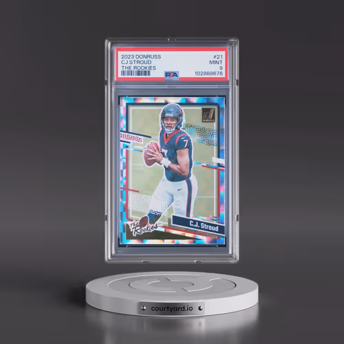 2023 Panini Donruss the Rookies #21 CJ Stroud (PSA 9 MINT)