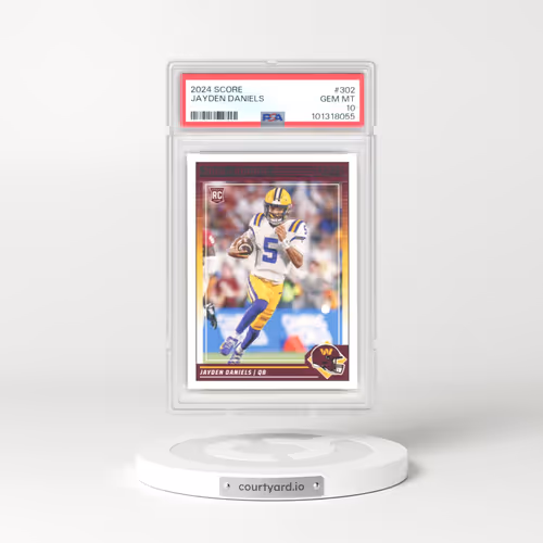 2024 Panini Score #302 Jayden Daniels (PSA 10 GEM MINT)