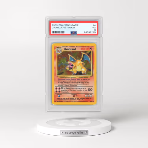 1999 Pokémon Game #4 Charizard - Holo (PSA 3 VG)