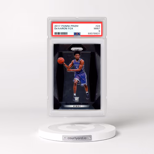 2017 Panini Prizm #24 DE'Aaron Fox (PSA 9 MINT)
