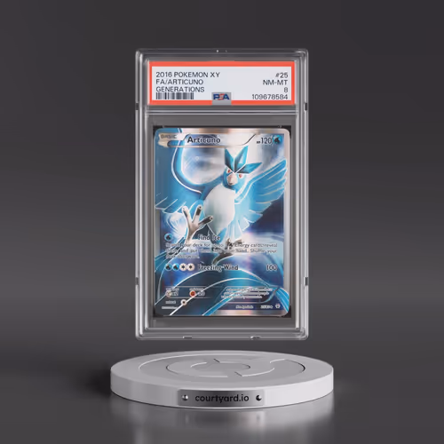 2016 Pokémon XY Generations #25 Articuno - Full Art (PSA 8 NM-MT)