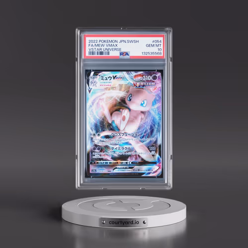 2022 Pokémon Sword & Shield Vstar Universe #054 Mew Vmax - Full Art (PSA 10 GEM MINT)
