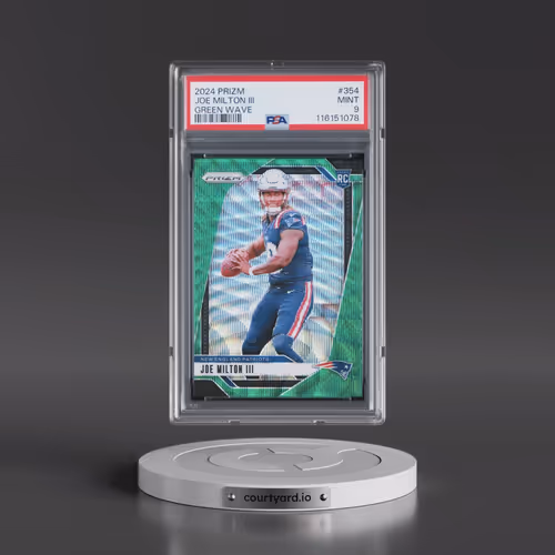 2024 Panini Prizm #354 Joe Milton III - Green Wave (PSA 9 MINT)