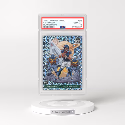 2023 Panini Donruss Optic Downtown! #D2 CJ Stroud (PSA 10 GEM MINT)