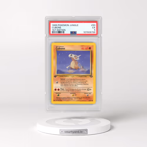 1999 Pokémon Jungle #50 Cubone - 1st Edition (PSA 5 EX)