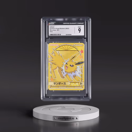 2023 Scarlet & Violet Stickers (Marumiya Archway BG) - Japanese #31 Jolteon - Holo (CGC 9 MINT)