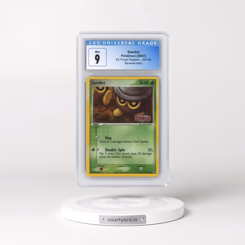 2007 EX Power Keepers #60/108 Seedot - Reverse Holo (CGC 9 MINT)